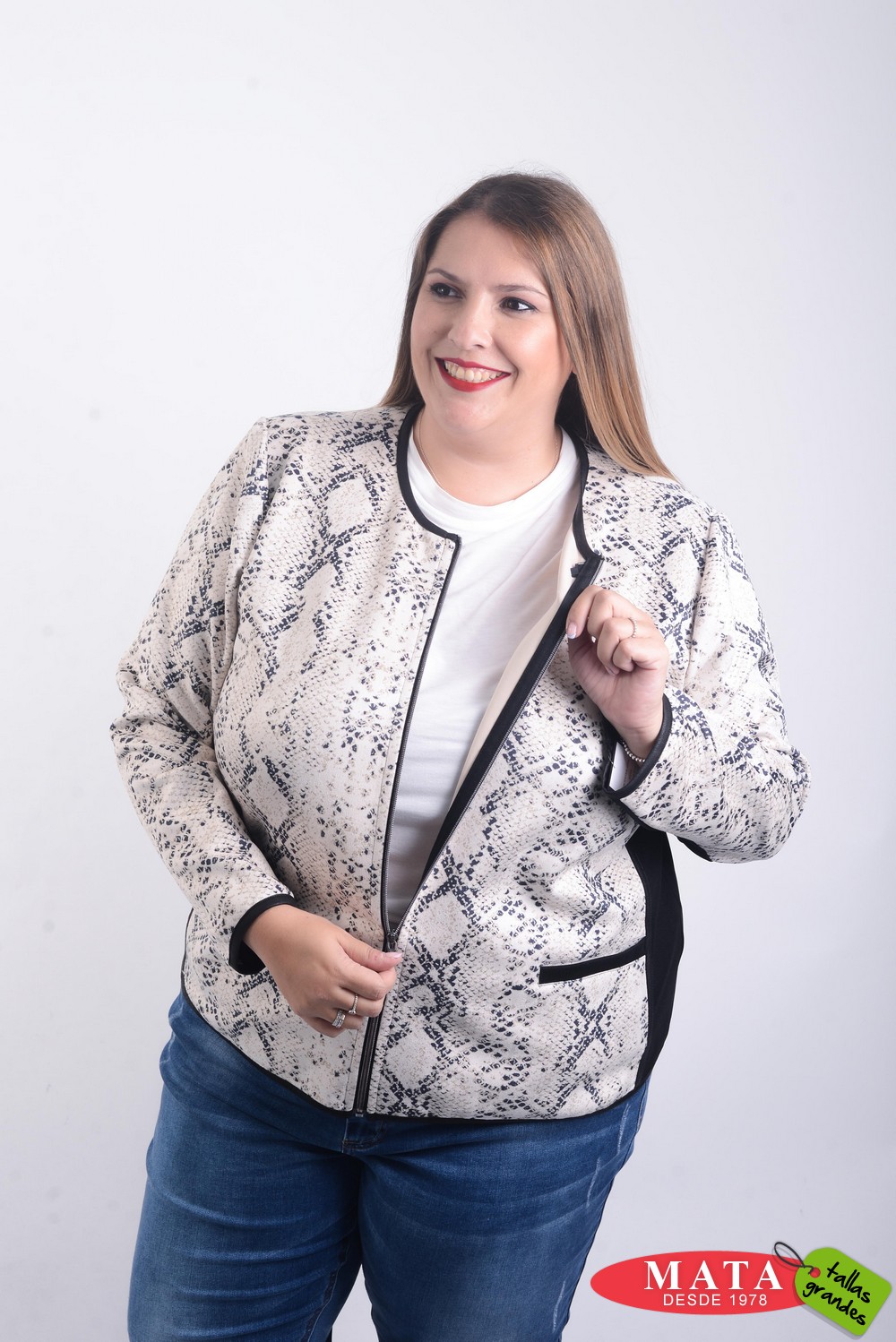 Ropa mujer tallas grandes, Chaquetas - Ropa Tallas Grandes | Ropa tallas grandes Modas Mata | Tienda online de ropa tallas grandes - Modas Mata Tallas Grandes