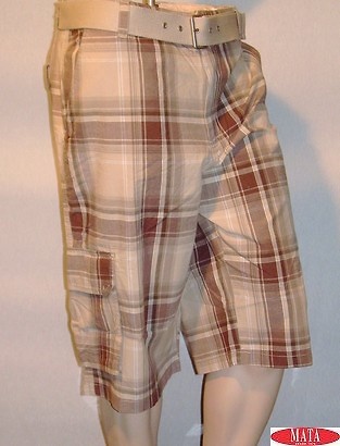 Bermuda hombre BEIG tallas grandes 11184 