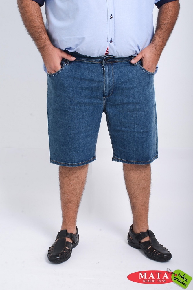 Bermuda hombre tallas 21023 - Ropa hombre grandes, Bermudas y bañadores, Ropa hombre tallas grandes, Ver pantalones cortos piratas., Ropa hombre tallas grandes, Zona Vaquera, Ver pantalones cortos