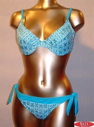Bikini mujer AZUL TURQUESA tallas grandes 10650 