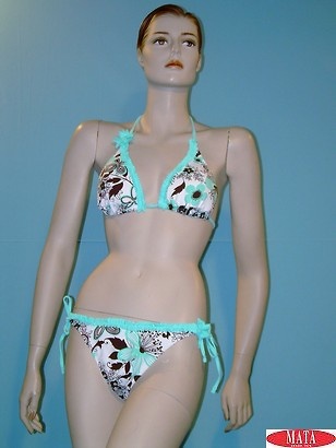 Bikini mujer verde 08488 