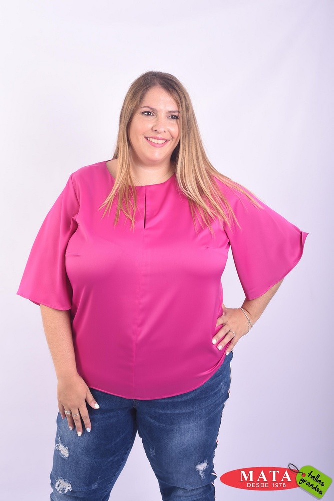 Blusa mujer diversos colores 22821 - Ropa mujer tallas grandes, Blusas, Blusas Casuales, Ropa mujer tallas grandes, Novedad Tallas Mujer, Ropa mujer tallas Ofertas Ropa de Mujer - Modas Mata Grandes