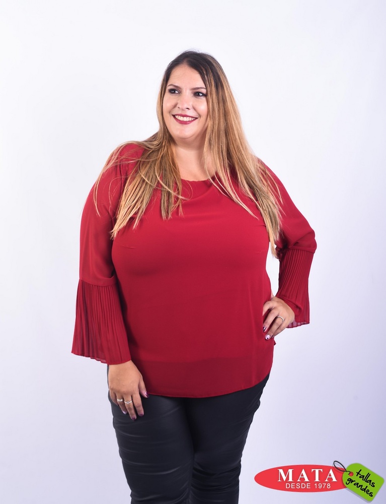 Blusa mujer diversos colores 23210 - mujer tallas grandes, Blusas, Blusas Casuales, Ropa mujer tallas grandes, Novedad Tallas Grandes Mujer, Ropa mujer grandes, Ofertas Ropa de - Modas Mata Tallas Grandes