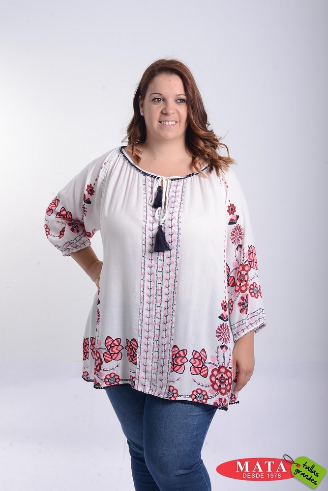 Blusa mujer tallas grandes 21417 