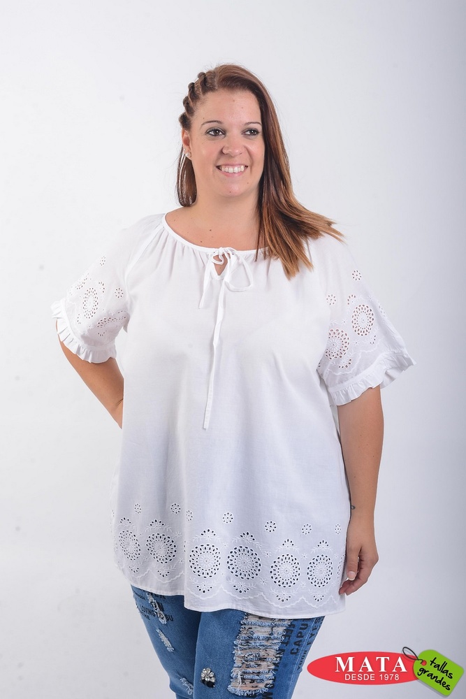 Blusa mujer tallas grandes 21428 - Ropa mujer tallas grandes