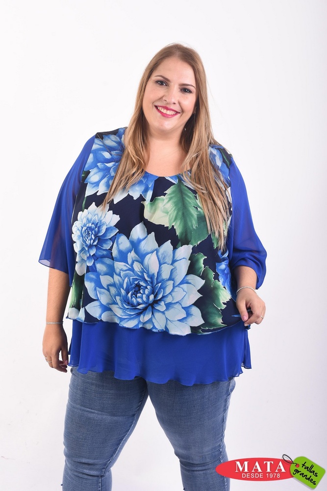 Blusa mujer tallas grandes 21627 