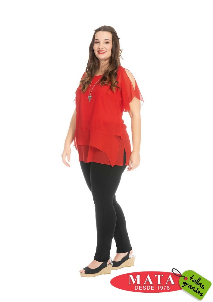 Blusa mujer tallas grandes 25761 