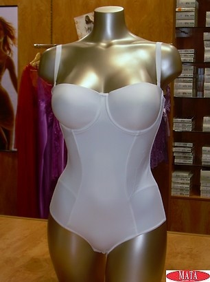 Body blanco mujer tallas grandes 05472 