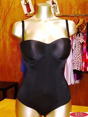 Body negro mujer tallas grandes 05472 