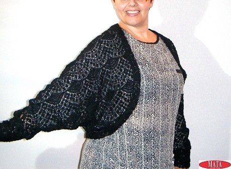 Bolero mujer negro tallas grandes 14778 