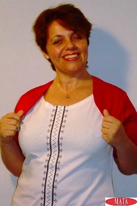 Bolero tallas grandes rojo mujer 12732 