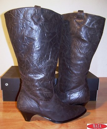 Botas mujer marrón tallas grandes 13240 