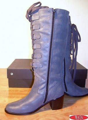 Botas mujer gris ancho especial 13245 