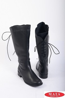 Bota mujer tallas grandes negro 16431 