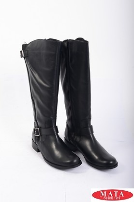 Botas mujer tallas grandes negro 19392 