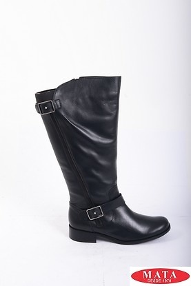 Botas mujer tallas grandes negro 19392 