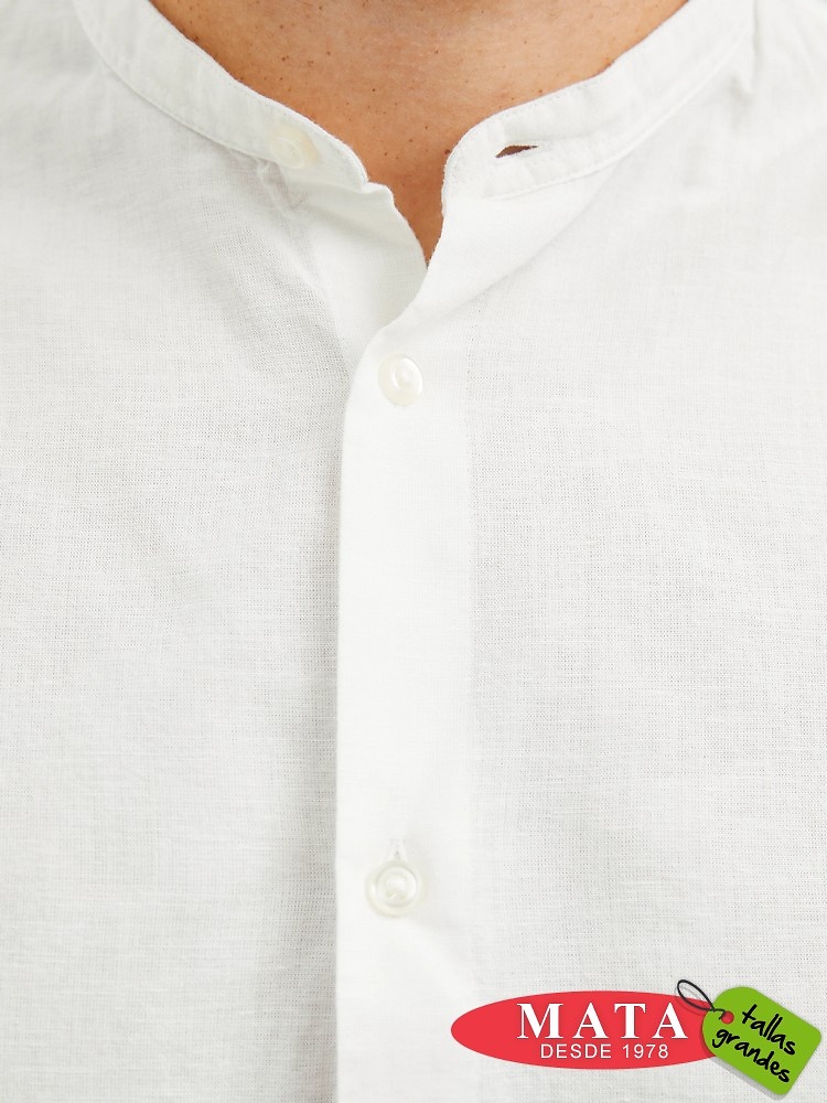 Camisa cuello mao hombre 26634 