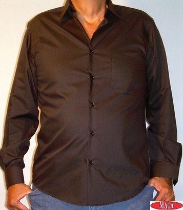 Camisa hombre negro 03737 