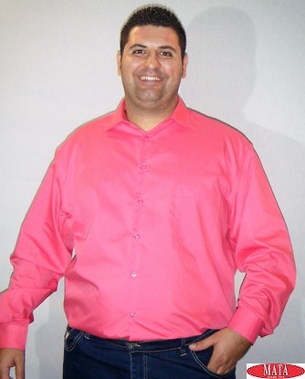 Camisa hombre fuxia 03737 