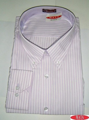 Camisa hombre malva 15672 