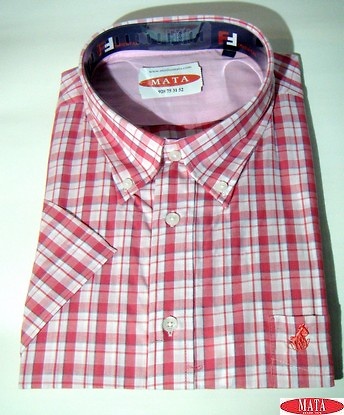Camisa hombre rosa 17123 