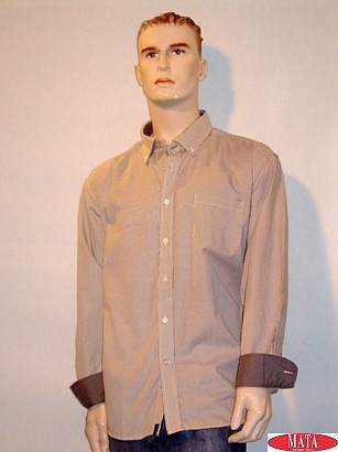 Camisa hombre tallas grandes gris 09772 