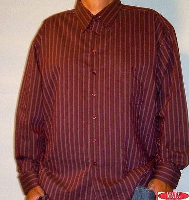 Camisa hombre morado tallas grandes 05151 
