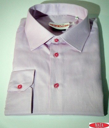 Camisa rosa hombre tallas grandes 16739 