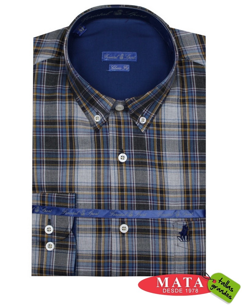 Camisa hombre tallas grandes 25506 