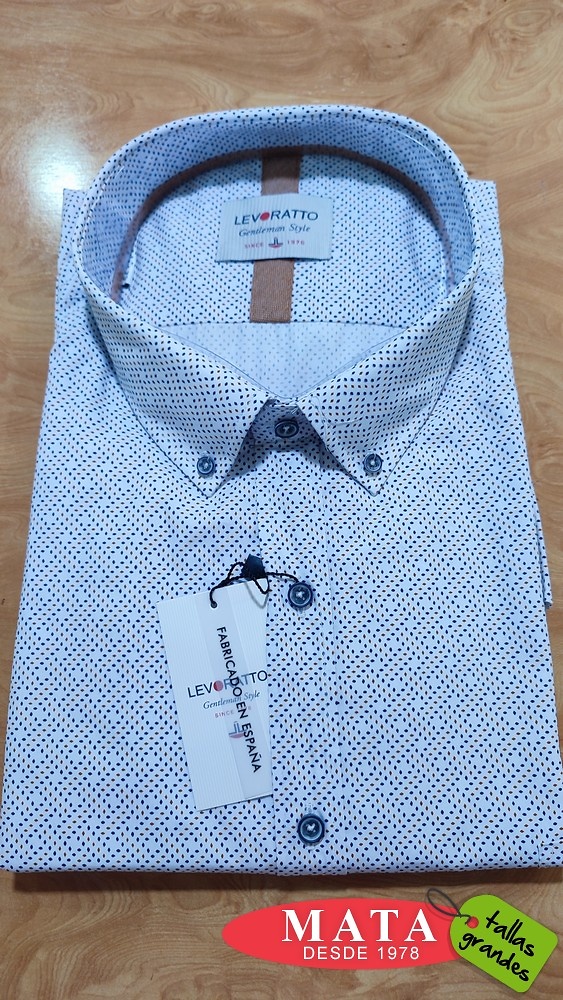 Camisa hombre tallas grandes 25628 