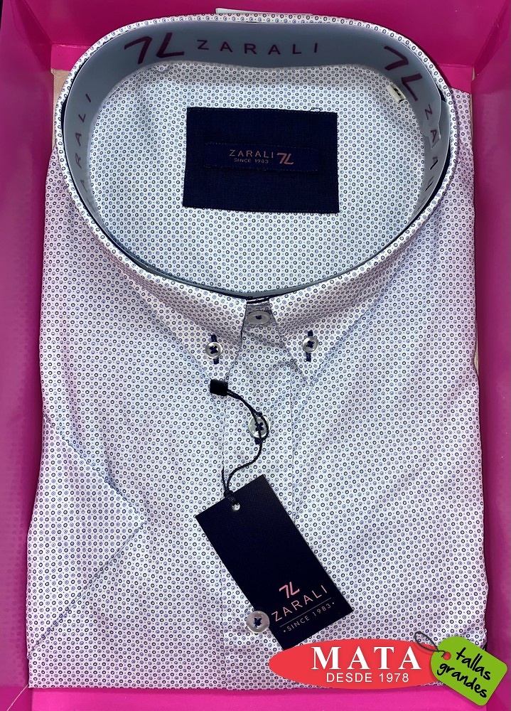 Camisa hombre tallas grandes 25722 