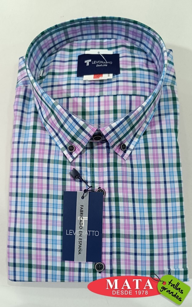 Camisa hombre tallas grandes 26313 