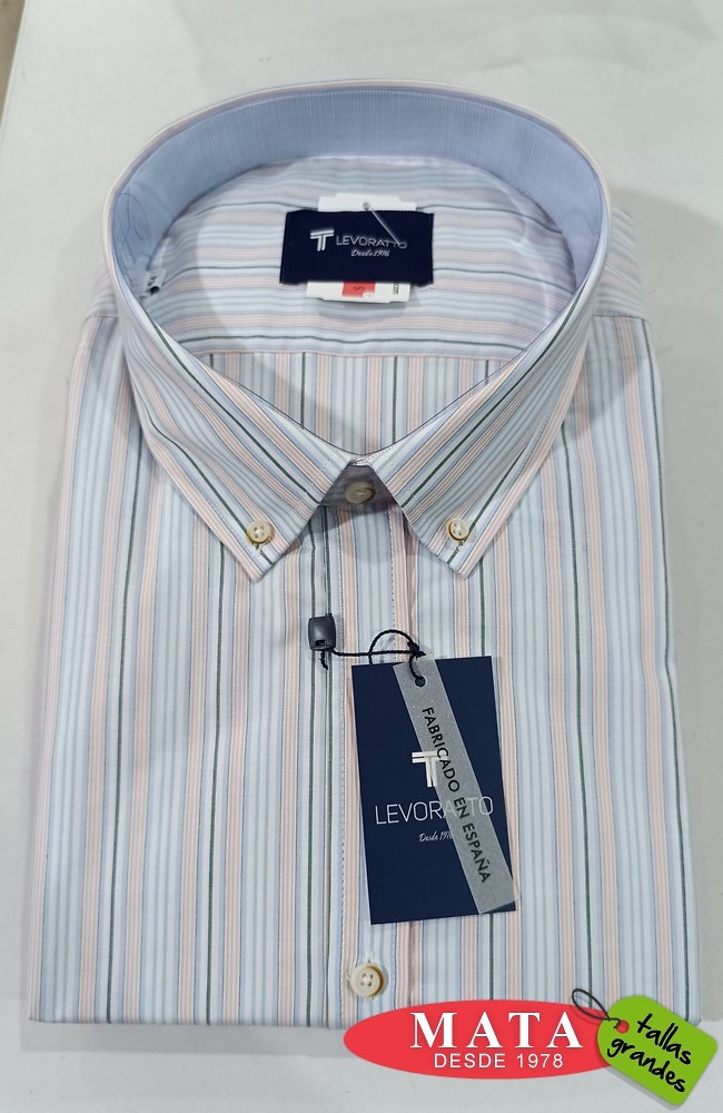 Camisa hombre tallas grandes 26314 