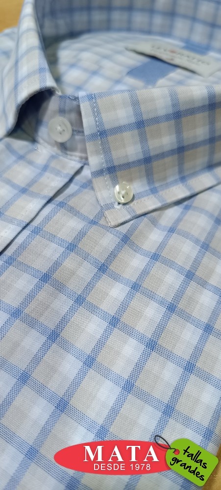 Camisa manga corta hombre tallas grandes 26040 