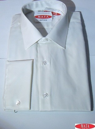 Camisa hombre beig 12621 