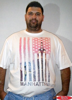 Camiseta hombre tallas grandes 17177 