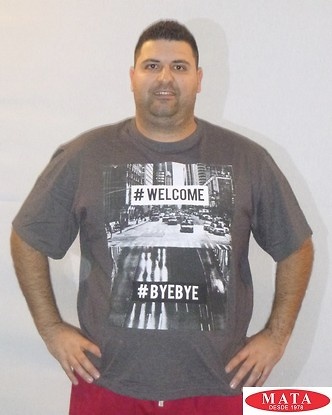 Camiseta hombre tallas grandes 18505 
