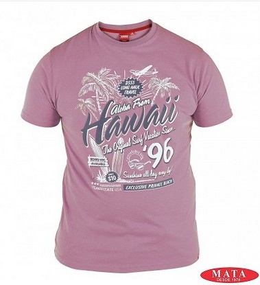 Camiseta malva 18774 