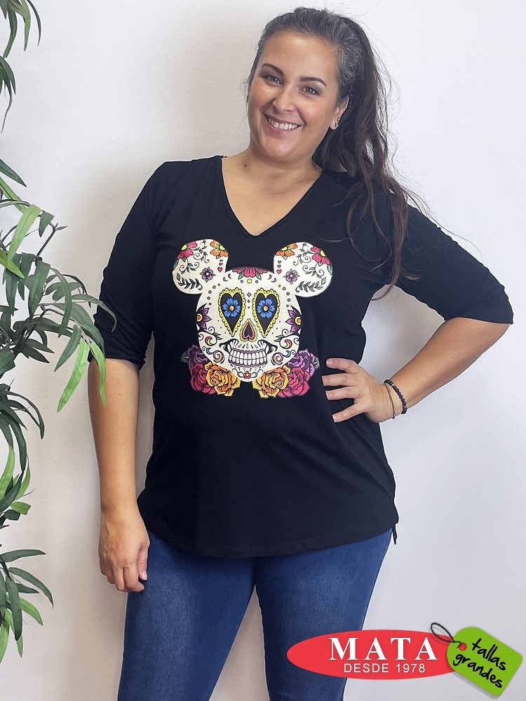 Camisetas manga online corta tallas grandes