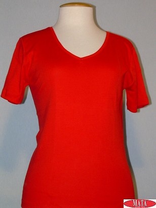 Camiseta mujer roja 08282 