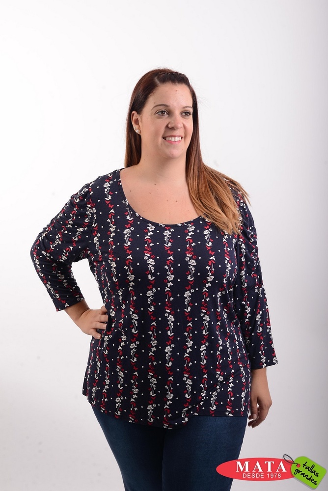 Camiseta mujer tallas grandes 20506 - Ropa mujer tallas grandes