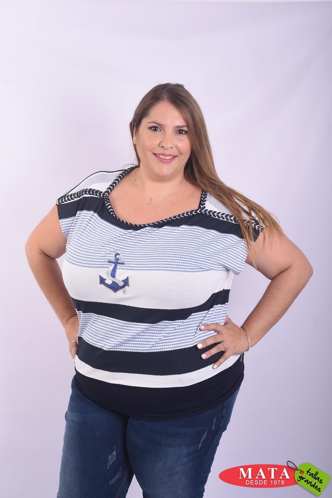 Camiseta mujer tallas grandes 22887 