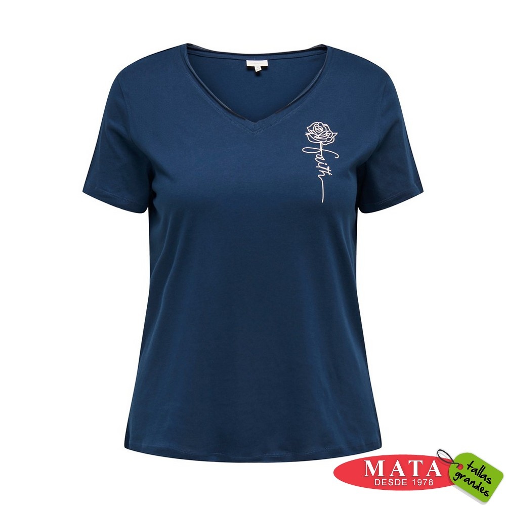 Camiseta mujer tallas grandes 26054 