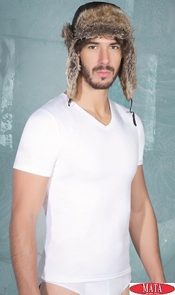 Camiseta hombre blanco 16126 