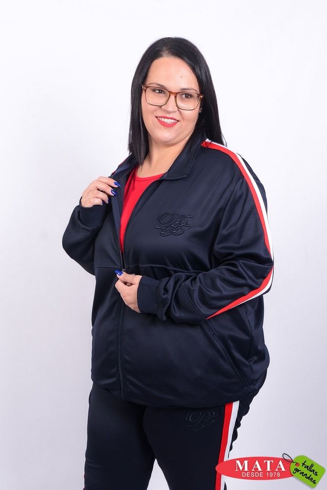 Chaqueta mujer 24116 Ropa mujer tallas grandes, Abrigo, Chaquetas, Ropa mujer tallas grandes, Novedad Tallas Grandes Mujer, Ropa mujer tallas Ropa de Deporte - Modas Mata Tallas Grandes