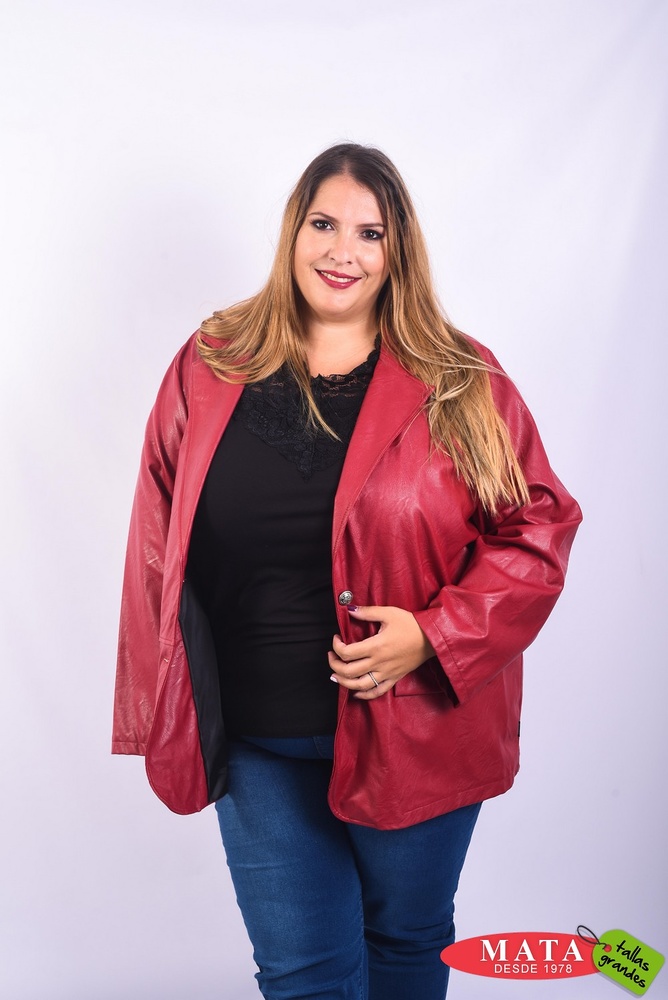 Chaqueta mujer tallas grandes 20174 - Ropa mujer tallas grandes, Abrigo,  Chaquetas, Ropa mujer tallas grandes, Fiesta, Ropa mujer tallas grandes,  Ofertas Ropa de Mujer - Modas Mata Tallas Grandes