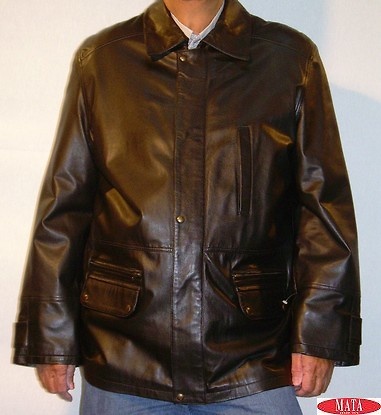 Chaqueta piel hombre tallas grandes 03561 