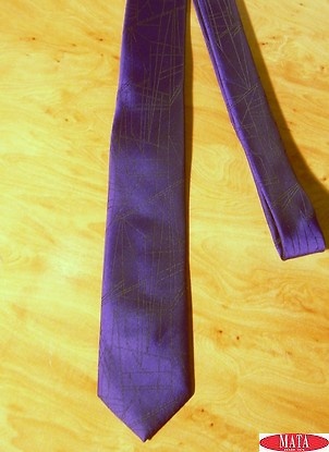 Corbata hombre lila tallas grandes 14317 