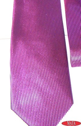 Corbata hombre fucsia 16650 