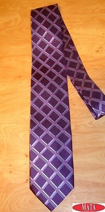Corbata hombre malva tallas grandes 12270 